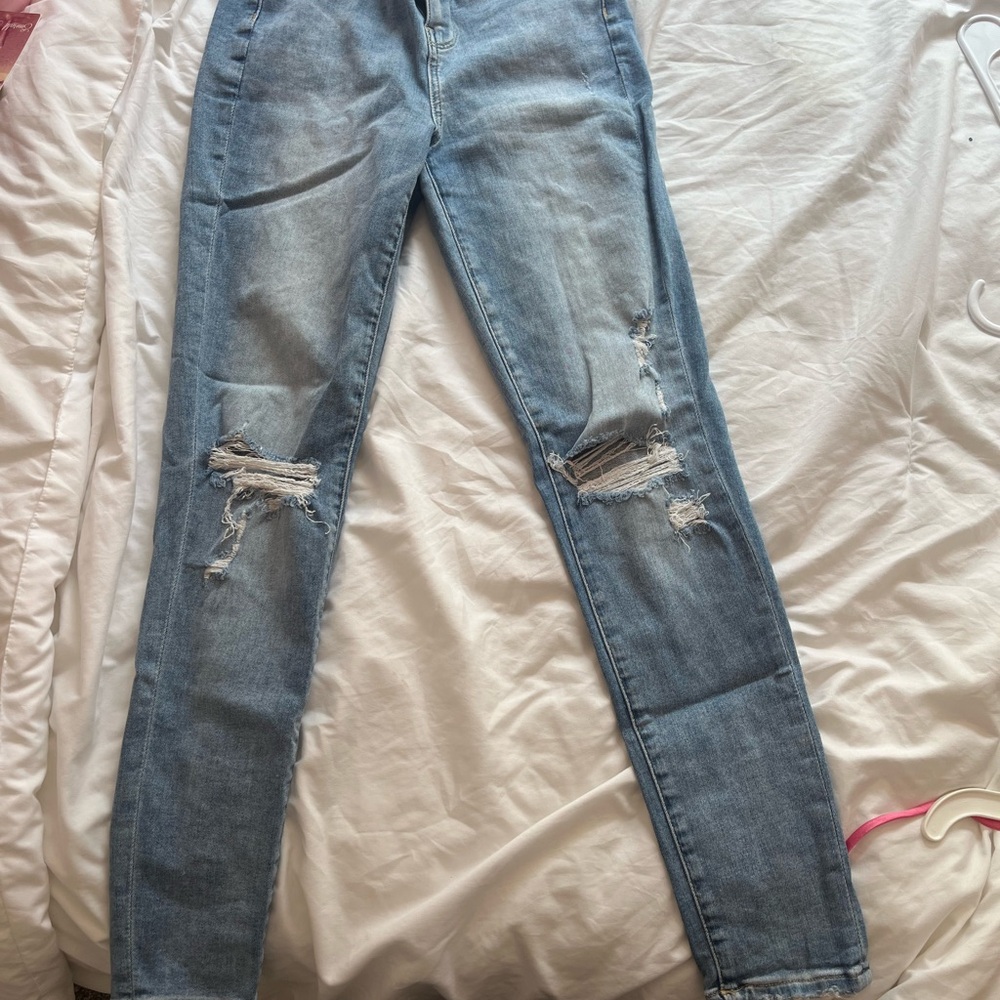 American Eagle ripped jeans